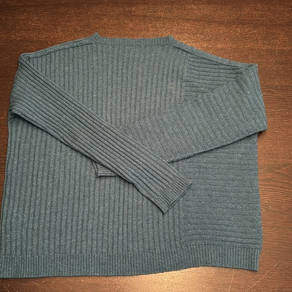 Teal Blue Eileen Fisher Cashmere Sweater Small Womens - Picture 4 of 6